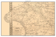 Alexandria, New Jersey 1851 Old Town Map Custom Print - Hunterdon Co.