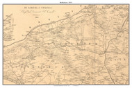 Bethlehem, New Jersey 1851 Old Town Map Custom Print - Hunterdon Co.