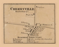 Cherryville Village, New Jersey 1860 Old Town Map Custom Print - Hunterdon Co.