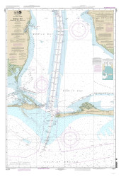 Mobile Bay Approaches and Lower Half 2013 - Old Map Nautical Chart AC Harbors 11377 - Alabama