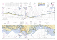 Dauphin Island to Dog Keys Pass 2001 - Old Map Nautical Chart AC Harbors 11374 - Alabama