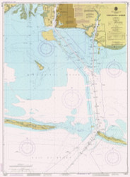 Pascagoula Harbor 1985 - Old Map Nautical Chart AC Harbors 11375 - Mississippi
