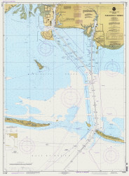 Pascagoula Harbor 1996 - Old Map Nautical Chart AC Harbors 11375 - Mississippi