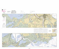 Waveland to Catahoula Bay 2003 - Old Map Nautical Chart AC Harbors 11367 - Mississippi