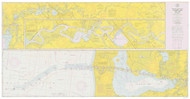 Calcasieu River and Lake 1970 - Old Map Nautical Chart AC Harbors 651 - Louisiana