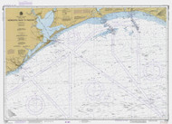 Mermentau River to Freeport 1983 - Old Map Nautical Chart AC Harbors 11330 - Louisiana
