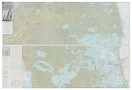 Barataria and Bayou La Fourche Waterways 1984 - Old Map Nautical Chart AC Harbors 11365 - Louisiana