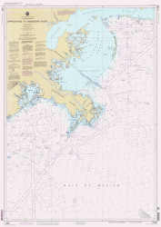 Approaches to Mississippi River 1993 - Old Map Nautical Chart AC Harbors 11366 - Louisiana