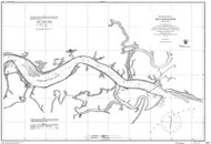 The Rigolets 1859 - Old Map Nautical Chart AC Harbors 503 BW - Louisiana