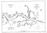 The Rigolets 1859 - Old Map Nautical Chart AC Harbors 503 Color - Louisiana