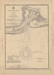 Calcasieu Pass 1898 - Old Map Nautical Chart AC Harbors 518 - Louisiana