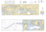 Calcasieu River and Lake 2000 - Old Map Nautical Chart AC Harbors 11347 - Louisiana