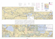 Morgan City to Port Allen 2001 - Old Map Nautical Chart AC Harbors 11354 - Louisiana