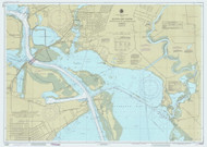 Atkinson Island to Alexander Island 1990 - Old Map Nautical Chart AC Harbors 11328 - Texas