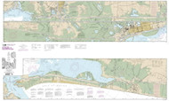 Ellender to Galveston Bay 2014 - Old Map Nautical Chart AC Harbors 11331 - Texas