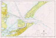 Galveston Bay Entrance 1980 - Old Map Nautical Chart AC Harbors 11324 - Texas