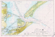 Galveston Bay Entrance 1994 - Old Map Nautical Chart AC Harbors 11324 - Texas
