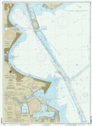 Upper Galveston Bay: Dollar Pt to Atkinson Island 1993 - Old Map Nautical Chart AC Harbors 11327 - Texas