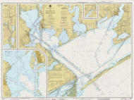 Matagorda Bay 1980 - Old Map Nautical Chart AC Harbors 11317 - Texas