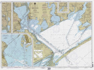 Matagorda Bay 2000 - Old Map Nautical Chart AC Harbors 11317 - Texas