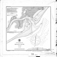 Brazos River 1888 - Old Map Nautical Chart AC Harbors 522 - Texas