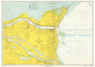 Corpus Christi Harbor 1967 - Old Map Nautical Chart AC Harbors 524 - Texas