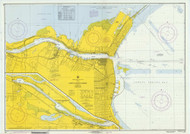 Corpus Christi Harbor 1970 - Old Map Nautical Chart AC Harbors 524 - Texas