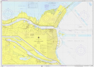 Corpus Christi Harbor 1975 - Old Map Nautical Chart AC Harbors 11311 - Texas