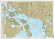 Atkinson Island to Alexander Island 1995 - Old Map Nautical Chart AC Harbors 11328 - Texas