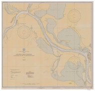 Alexander Island to Carpenter Bayou 1933 - Old Map Nautical Chart AC Harbors 589 - Texas