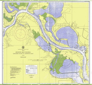 Alexander Island to Carpenter Bayou 1952 - Old Map Nautical Chart AC Harbors 589 - Texas