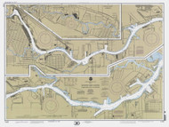 Carpenter Bayou to Houston 2000 - Old Map Nautical Chart AC Harbors 11325 - Texas