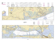 Galveston Bay to Cedar Lakes 2001 - Old Map Nautical Chart AC Harbors 11322 - Texas