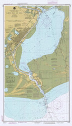 Sabine Pass and Lake 1984 - Old Map Nautical Chart AC Harbors 11342 - Texas