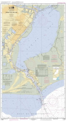 Sabine Pass and Lake 2012 - Old Map Nautical Chart AC Harbors 11342 - Texas