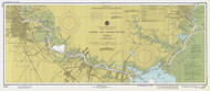 Sabine and Neches Rivers 1980 - Old Map Nautical Chart AC Harbors 11343 - Texas