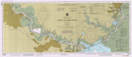 Sabine and Neches Rivers 1985 - Old Map Nautical Chart AC Harbors 11343 - Texas