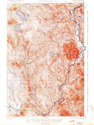 Averill, Vermont 1929 (1942) USGS Old Topo Map Reprint 15x15 VT Quad 337824