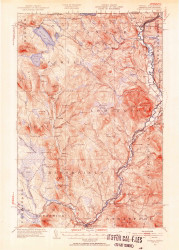 Averill, Vermont 1953 (1954) USGS Old Topo Map Reprint 15x15 VT Quad 337827