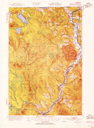 Averill, Vermont 1953 (1954) USGS Old Topo Map Reprint 15x15 VT Quad 337828