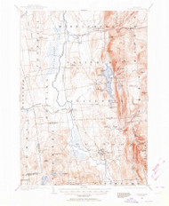 Brandon, Vermont 1902 (1964) USGS Old Topo Map Reprint 15x15 VT Quad 337860