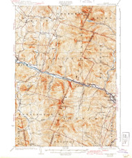 Camels Hump, Vermont 1924 (1942) USGS Old Topo Map Reprint 15x15 VT Quad 337906