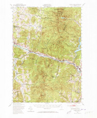 Camels Hump, Vermont 1948 (1973) USGS Old Topo Map Reprint 15x15 VT Quad 337912