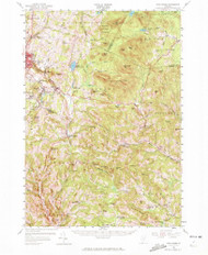 East Barre, Vermont 1957 (1972) USGS Old Topo Map Reprint 15x15 VT Quad 337926