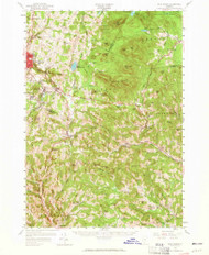 East Barre, Vermont 1957 (1965) USGS Old Topo Map Reprint 15x15 VT Quad 337927