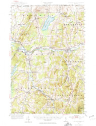 Enosburg Falls, Vermont 1953 (1974) USGS Old Topo Map Reprint 15x15 VT Quad 337937