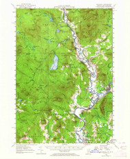 Guildhall, Vermont 1956 (1964) USGS Old Topo Map Reprint 15x15 VT Quad 337957