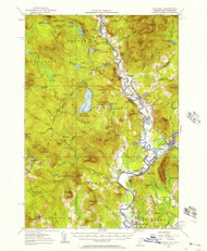 Guildhall, Vermont 1956 (1957) USGS Old Topo Map Reprint 15x15 VT Quad 337958