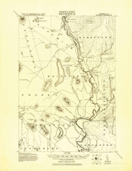 Guildhall, Vermont 1920 () USGS Old Topo Map Reprint 15x15 VT Quad 460018