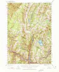 Hardwick, Vermont 1951 (1972) USGS Old Topo Map Reprint 15x15 VT Quad 337975